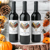 Freundschaft mit der Türkei - Neues Jahr Weinetikett