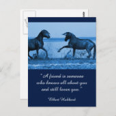 Freundschaft mit Inspirationskarte 1 Postkarte (Vorne/Hinten)