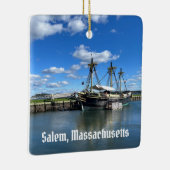 Freundschaft mit Salem Schiff in Salem Massachuset Keramikornament (Rechts)