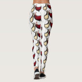 Freundschaft mit Wein Leggings (Rückseite)