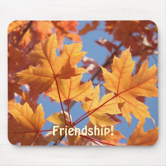 Freundschaft! Mousepad-Geschenke Herbstleaves Mousepad (Vorne)