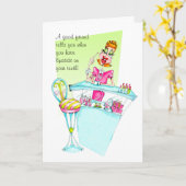 Freundschaft oder B-Day Lipstick auf Ihrer Zahnkar Karte (Gelbe Blume)