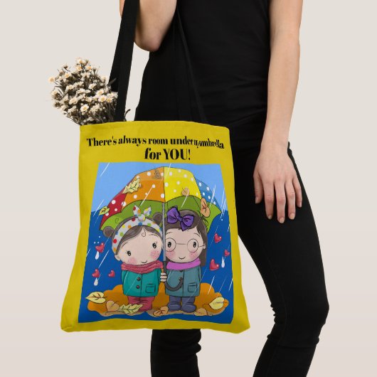 Freundschaft oder Familie - SIEHE HINTERSEITE Tasche (Von Nahem)
