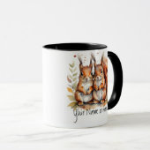 Freundschaft oder Romantische Namen Eichhörnchen Tasse (VorderseiteRechts)