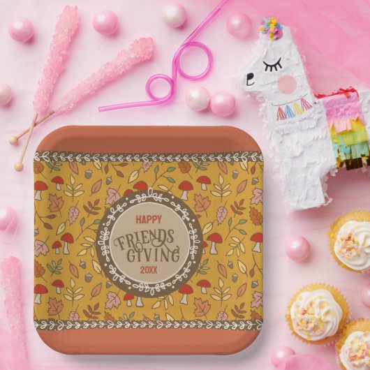 Freundschaft Pappteller (Party)