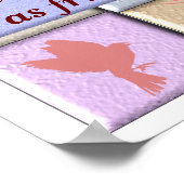 Freundschaft _ Plakatdruck Poster (Ecke)