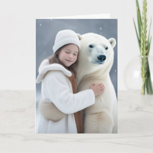 Freundschaft Polar Bear Hug Karte