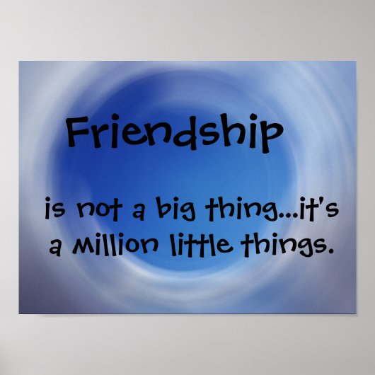 Freundschaft Poster (Vorne)
