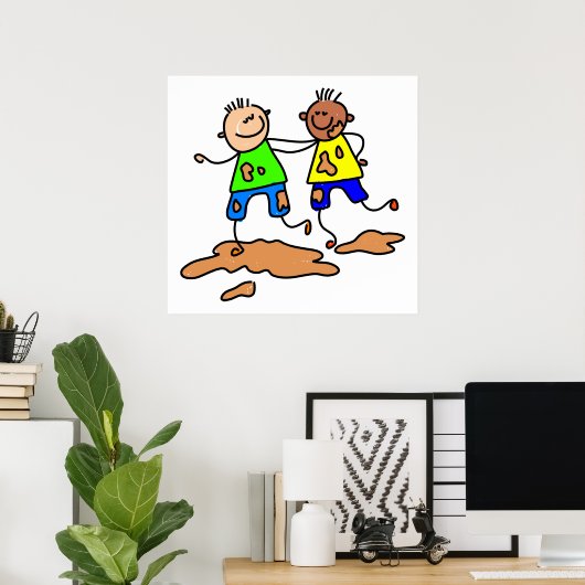 Freundschaft Poster (Heimbüro)