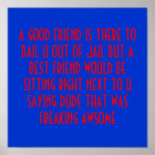 FREUNDSCHAFT POSTER (Vorne)