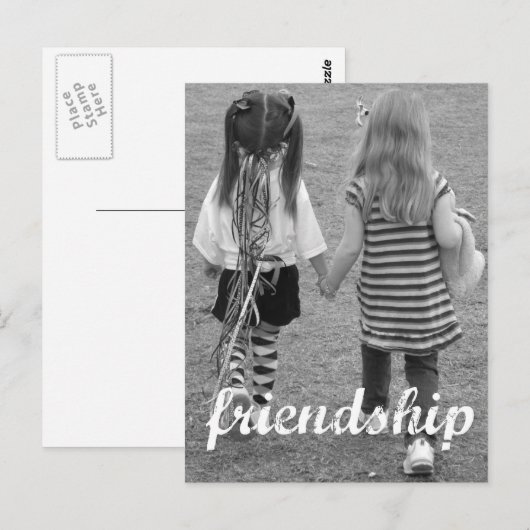 Freundschaft Postkarte (Vorne/Hinten)