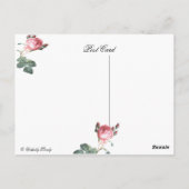 Freundschaft Postkarte (Rückseite)