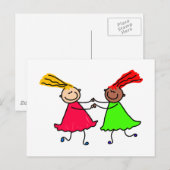 Freundschaft Postkarte (Vorne/Hinten)