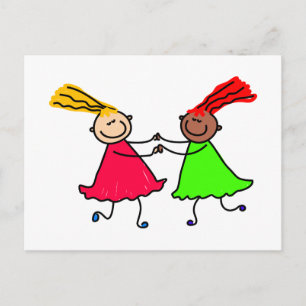 Freundschaft Postkarte