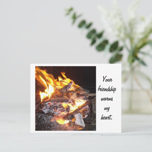 Freundschaft Postkarte (Stehend Vorderseite)