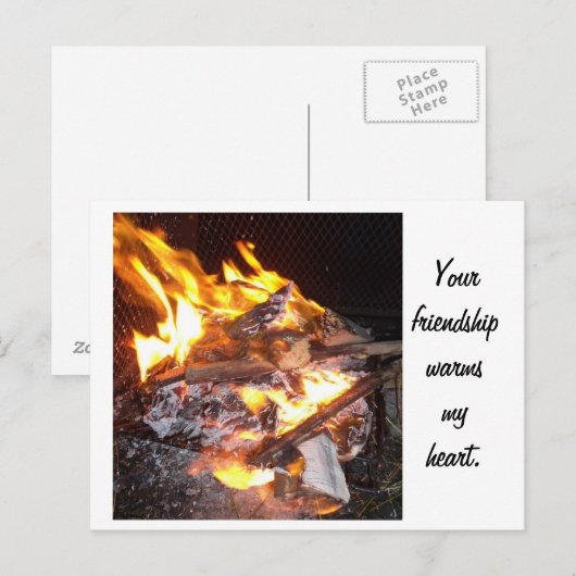 Freundschaft Postkarte (Vorne/Hinten)