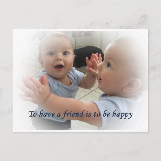 Freundschaft Postkarte (Vorderseite)