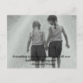 Freundschaft Postkarte (Vorderseite)