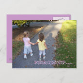Freundschaft Postkarte (Vorne/Hinten)