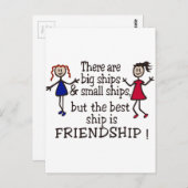 Freundschaft Postkarte (Vorne/Hinten)