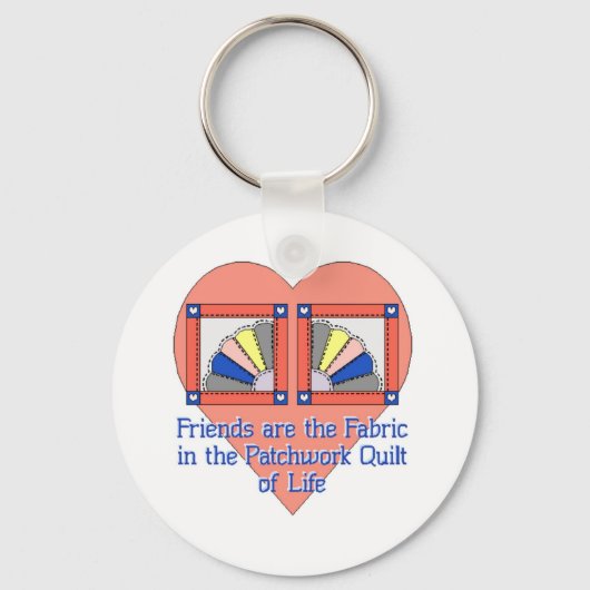 Freundschaft Quilt Pattern Schlüsselanhänger (Vorderseite)