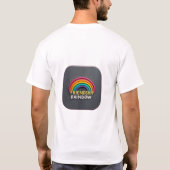 Freundschaft Rainbow T-Shirt (Rückseite)