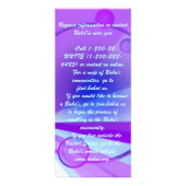 Freundschaft Ruhi Zitat Werbekarte (Hinten)