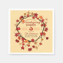 Freundschaft Serviette