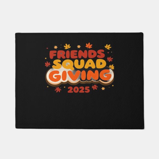 Freundschaft Squad geben Herbst 2025 dankbar Fußmatte (Vorderseite)