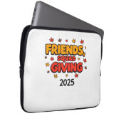 Freundschaft Squad geben Herbst 2025 dankbar Laptopschutzhülle (Vorne Rechts)