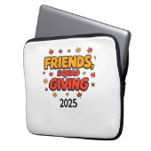 Freundschaft Squad geben Herbst 2025 dankbar Laptopschutzhülle (Vorderseite Links)