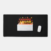 Freundschaft Squad geben Herbst 2025 dankbar Schreibtischunterlage (Tastatur & Maus)