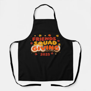 Freundschaft Squad geben Herbst 2025 dankbar Schürze