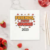 Freundschaft Squad geben Herbst 2025 dankbar Serviette (Beispiel)