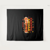 Freundschaft Squad geben Herbst 2025 dankbar Wandteppich (Vorderseite (Horizontal))