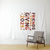 Freundschaft Squad geben Herbst 2025 dankbar Wandteppich (Beispiel (Horizontal))