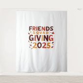 Freundschaft Squad geben Herbst 2025 dankbar Wandteppich (Vorderseite)