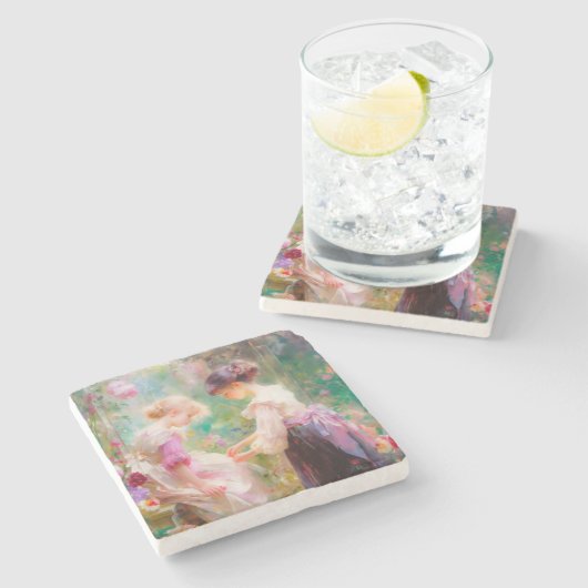 Freundschaft Steinuntersetzer (Seitenansicht)