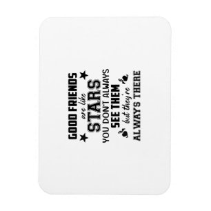 Freundschaft T-Shirt Zitat Guter Freund Wie Stern Magnet