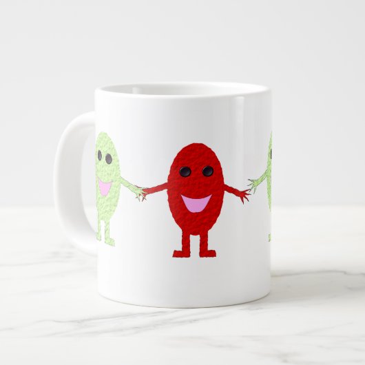 Freundschaft Tasse Trauben (Vorderseite Links)