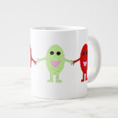 Freundschaft Tasse Trauben (Vorderseite Rechts)