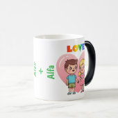 Freundschaft Tasse USA - Personalisierte Kaffee-Ta (VorderseiteRechts)