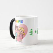 Freundschaft Tasse USA - Personalisierte Kaffee-Ta (Vorderseite Links)