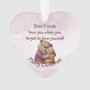 Freundschaft Teddy Bären Liebe Sie Inspiration Ornament
