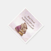 Freundschaft Teddy Bären Liebe Sie Inspiration Serviette (Ecke)