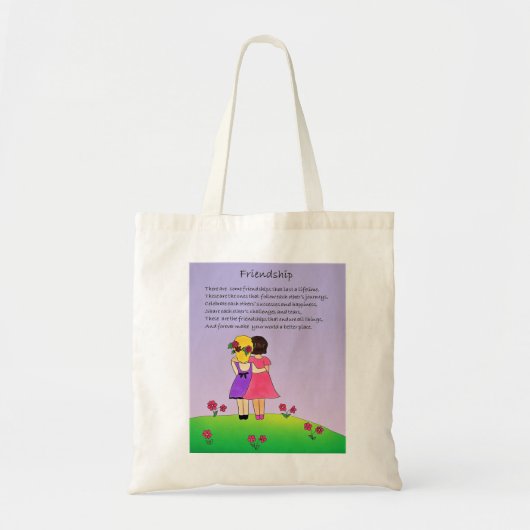 Freundschaft Tote Bag Tragetasche (Vorne)