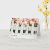 Freundschaft Tulips und alter Zaun Karte (Gelbe Blume)