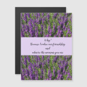 Freundschaft und Bewunderung Magnetkarte (Vorne/Hinten)