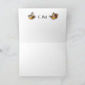 Freundschaft und Teeservice Dankeskarte (Innenseite)