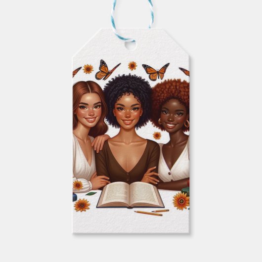 Freundschaft und Worte Geschenkanhänger (Vorderseite)